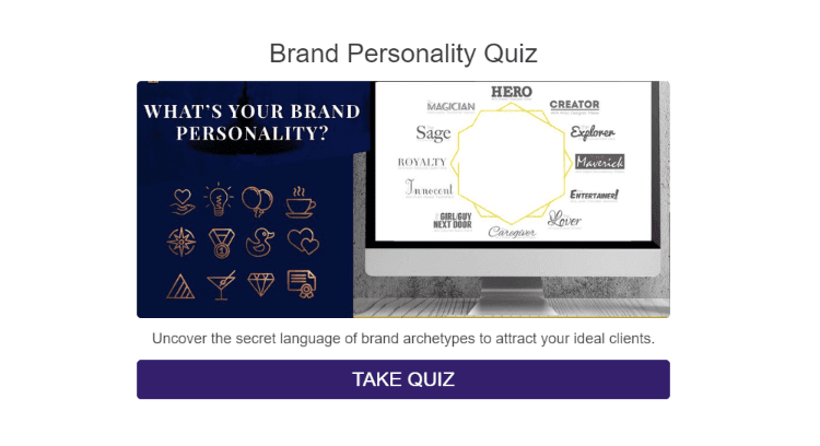  Take Kaye Putnam's quiz to learn about your brand personality. 