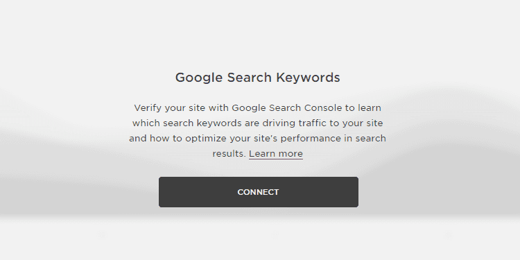  Instructions to connect to Google Search Console on Squarespace. 